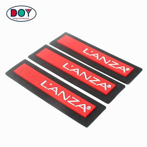 Wholesale Custom Embossed Brand Name Logo Injection Clear Soft <strong>PVC</strong> Rubber Patches <strong>Labels</strong> for Backpack - Product Image 6