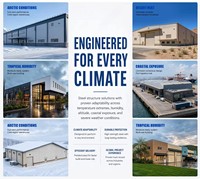 Magazzino Prefabbricato in Acciaio Certificato CE ISO con Progettazione Gratuita e Supporto Tecnico, Officina in Struttura d'Acciaio