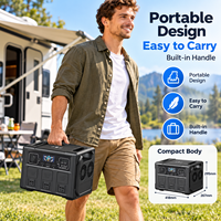 Générateur Solaire Portable 1500W 1190Wh LiFePO4 Station d'Énergie Onde Sinusoïdale Pure pour Camping, VR, Extérieur, Maison, Secours OEM ODM