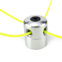 Tête de débroussailleuse en aluminium avec fil nylon, modèle 1101, garantie 1 an, pièces et accessoires pour tondeuse à gazon, fabriqué en Chine