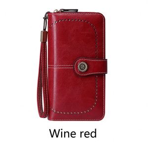 Portefeuille Minimaliste Tendance pour Femme avec Fermeture Éclair, Portefeuille en Cuir RFID pour Femmes, Cartera Femme, Vente en Gros de Marques pour Femmes - Product Image 2