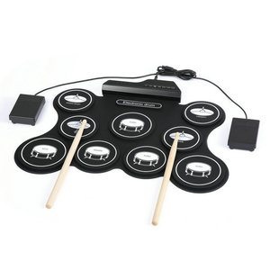 Drum Kit transfrontaliero <span class=keywords><strong>per</strong></span> la pratica domestica Jazz Drumming <span class=keywords><strong>per</strong></span> <span class=keywords><strong>bambini</strong></span> comodo <span class=keywords><strong>per</strong></span> l'apprendimento pratico di <span class=keywords><strong>batteria</strong></span> elettronica - Product Image 1