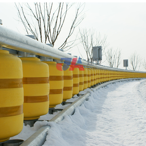 Fabricant de barrières de sécurité routières rotatives pour autoroutes, poutre en acier galvanisé à chaud, barrière à rouleaux en EVA PU - Product Image 3