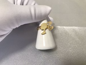 Bagues personnalisées de style dessin animé, délicates, plaquées or 18 carats, en acier inoxydable, serties de pierres, bijoux pour femmes, cadeau - Product Image 5