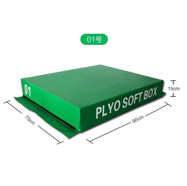 Gym Used PU Leather Jump Box Soft Foam Jump Plyo Box