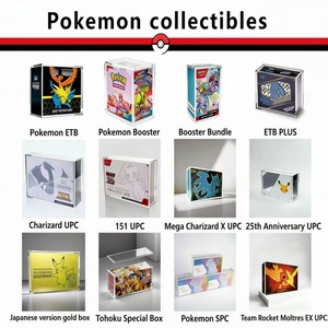Boîte de présentation magnétique en acrylique, adaptée aux boîtes de boosters Pokémon TCG Mega Evolution Perfect Order. - Product Image 6