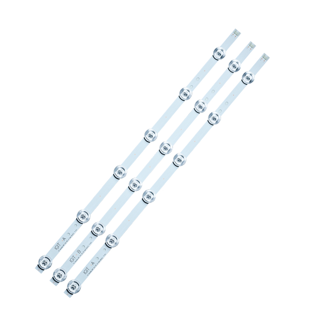 Wholesale LG 32" TV Innotek Drt 3.0 32"_A Type Rev0.2 Backlight Strip for TV Panel Repair 590mm 6led 6V 3piece Per Set