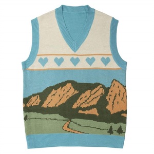 DiZNEW gilet con scollo a v Path Naughty Knitting Little Love Boy maglione di piccole dimensioni - Product Image 1