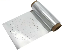 Vente directe usine – Rouleau de papier aluminium alimentaire perforé rond/carré avec trous pour chicha – Accessoires de fumée pour chicha