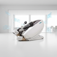 Fauteuil de massage pliable 3D corps entier zéro gravité infrarouge physiothérapie pétrissage tapotement vibration commande vocale intelligente chaud