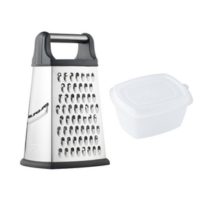 Multi-functional Stainless Steel 4 Sided Food <b>Vegetable</b> Grater Cheese Box Grater - Product Image 2
