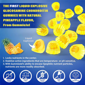 Vegan Glucosamine Chondroitin <b>Gummies</b> for Joint Muscle Support Low Priced Turmeric Supplement with Gummy Type <b>Vitamins</b> - Product Image 3