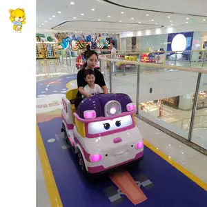 HAOJILE Shopping Mall Children Driving School Park Super Wing Traffic City Town Amusement Kid Ride