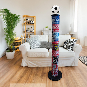 Football Fan Écharpe Affichage <span class=keywords><strong>Lampadaire</strong></span> Football Foulards Football Cadeau Illuminé Football Écharpe Présentoir - Product Image 4