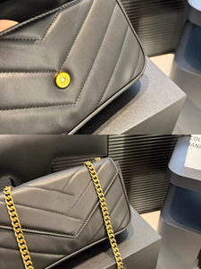 Bolso de Hombro Cruzado de Lujo con Cadena y Diseño de Chevron Acolchado Inspirado en Diseñadores, Bolso de Solapa para Mujer al por Mayor - Product Image 4