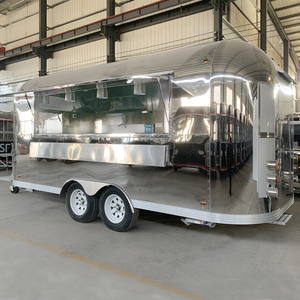 Fourgon de Cuisine Mobile Remorque Snack-Bar Chariots Mobiles Tacos Café Camion <span class=keywords><strong>Restaurant</strong></span> avec Cuisine Complète - Product Image 2