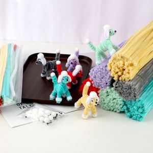 Kit de Manualidades de Chenilla de 70 Piezas, 6 Colores, Serie de Animales Adorables, Poodle, Poliéster Moderno, para Educación, Fiestas, Cumpleaños, Días Festivos - Product Image 2