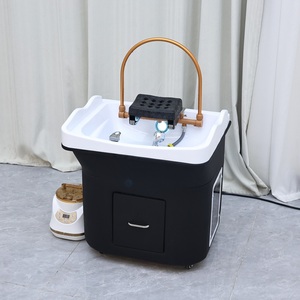 Yeni teknoloji <span class=keywords><strong>2025</strong></span> mobil terapi Spa saç yıkama kafa Spa şampuan Salon ekipmanları için çanaklar - Product Image 2