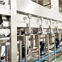 Nouvelle ligne de production de machines de remplissage et de bouchage de bouteilles d'eau minérale en plastique, machine de remplissage d'eau en bouteille de 18,9 L