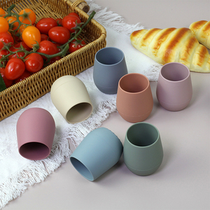 Alta Qualidade Inquebrável Silicone Cup Egg Forma Pequeno Beber Cup - Product Image 3