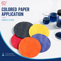 PAPIER COLORÉ À LA TEINTURE DIRECTE BLEUE POUR LA PRODUCTION DE COULEURS