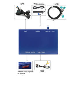 Topping — décodeur Carplay multimédia sans fil, Iphone pour <span class=keywords><strong>la</strong></span> commande <span class=keywords><strong>centrale</strong></span>, mise à niveau de l'<span class=keywords><strong>audi</strong></span> MIB2, écran 8.3 pouces - Product Image 4