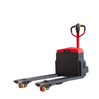 Peralatan Gudang Terbaru: Electric Straddle Stacker untuk Beban 1000 kg dengan Penanganan Fleksibel di Lorong Sempit dari Produsen