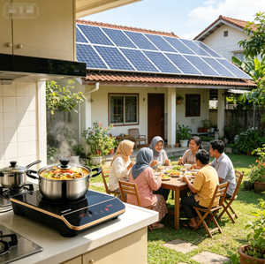 Cuisinière solaire à <span class=keywords><strong>induction</strong></span> tout-en-un pour l'Indonésie avec énergie solaire 100 % gratuite et garantie d'un an - Product Image 5