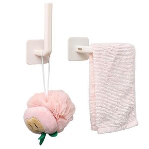 L-Shaped Hook Self Adhesive Wall Hangers Roll Paper Tissue Holder Pot Lid Hooks Hat Racks Keys Hanger <b>Shoe</b> Rack - Product Image 3