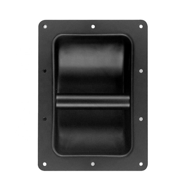 220x162mm Steel Speaker Box Handle 1mm Depth Heavy Duty 60mm Thickness 0.366kg OEM Brand for PA Stage & Studio Equipment