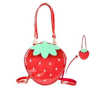 Trendy Japanese Pu Leather Lady Star Shape Clear <b>Window</b> Y2k Crossbody <b>Cover</b> Closure Cute for Cosplay for Backpack - Product Image 3