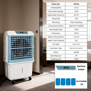 6000cmh nóng bán lớn công nghiệp di động ngoài trời đứng điều hòa không khí quạt nước làm mát không khí cho phòng văn phòng sử dụng - Product Image 2