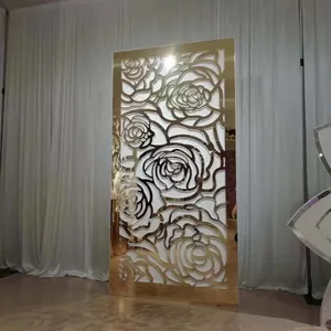 Golden Rose Panel for Wedding and Events Usage