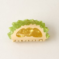 Jolies pinces à cheveux en acétate en forme de fruits de dessin animé (Fraise, Citron, Cactus, Avocat, Biscuit) pour femmes, accessoires capillaires d'été