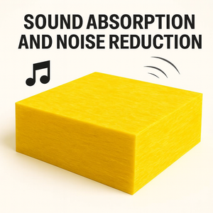 Panneau d'isolation en laine de verre AirgelTech - <span class=keywords><strong>32</strong></span> kg/m 0,035 W/mK Conductivité A1 Ignifuge 1,00 NRC Absorption acoustique Écologique pour - Product Image 4