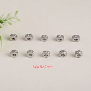 ลูกปัดคริสตัลทรงกลมขนาด 8 มม. สำหรับทำสร้อยข้อมือ สีทอง สีทองคำขาว สีโรสโกลด์ อุปกรณ์ทำเครื่องประดับ DIY - Product Image 3