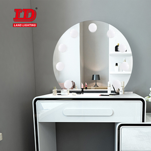 Miroir de courtoisie avec lampe à lumière LED Miroirs de table hollywoodiens éclairés à écran tactile pour dressing chambre vente en gros - Product Image 2