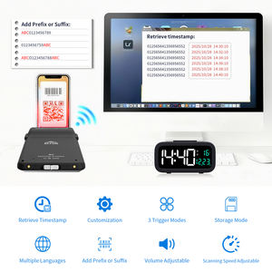 Effon M2 ultrasottile 2D porta telefono Bluetooth di Backup portatile Scanner di codici a barre senza fili con Super lungo orario di lavoro 28 ore - Product Image 4