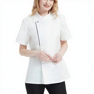 <span class=keywords><strong>Veste</strong></span> <span class=keywords><strong>de</strong></span> Chef à Manches Courtes pour Femmes en Gros, Vêtements <span class=keywords><strong>de</strong></span> Travail <span class=keywords><strong>de</strong></span> <span class=keywords><strong>Cuisine</strong></span> <span class=keywords><strong>de</strong></span> Haute Qualité, <span class=keywords><strong>Veste</strong></span> <span class=keywords><strong>de</strong></span> Cuisinier pour la Restauration, Service OEM - Product Image 4