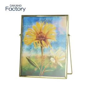 Gift Corporate A4 Photo Frame Gold Frame Picture Frames Wholesale Glass Holder For Home Decoration Christmas Wedding