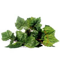 NOMOY PET Feuille de vigne artificielle verte de haute qualité pour reptiles, tiges souples et pliables, plantes artificielles décoratives, vignes NFF-11