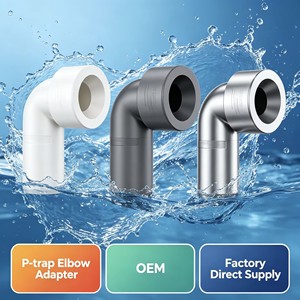 Conector de Codo de 90 Grados Liso de Plástico Negro Moldeado por Inyección con Conectividad Hembra <span class=keywords><strong>para</strong></span> Proyectos de Fontanería en Baños y Cocinas - Product Image 1