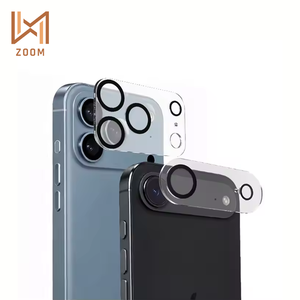 3D ครอบคลุมทุกด้าน กระจกนิรภัยใสพิเศษ 9H เกรด AAA บางเฉียบ ป้องกันการระเบิด กันน้ำ ตัวป้องกันเลนส์กล้อง 15/16 โปร - Product Image 1