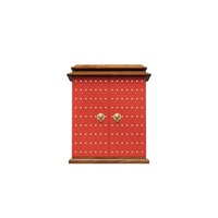 Boîte de transport de vin de luxe en bois écologique faite à la main, emballage cadeau pour spiritueux avec double porte et design à compartiments séparés
