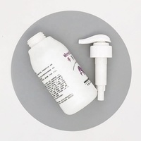 Bouteille de gel douche cosmétique en plastique souple PP de 300 ml (10 oz) avec pompe pulvérisatrice pour shampoing et lotion