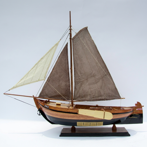 Bateau modèle nautique en bois BOTTER, design européen, idéal pour Noël, Nouvel An, la Saint-Valentin, la fête des pères, la fête des mères - Artisanat - Product Image 1