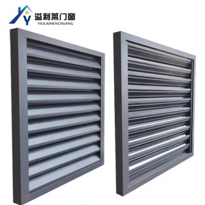 Obturateur de plantation en tilleul d'alliage d'aluminium moderne obturateur horizontal de sécurité stores à persiennes verticaux pour entrepôt d'hôtel extérieur - Product Image 2
