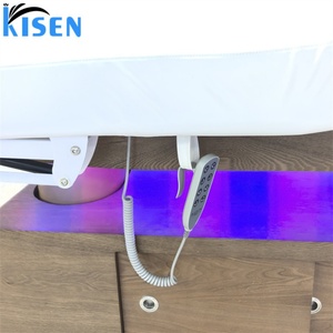 KISEN Mobilier de Luxe pour Salon de Beauté, Table de Massage et Lit de Spa à 4 Moteurs, Lit de Soin Facial Moderne avec Grand Rangement et LED - Product Image 6