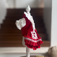 Vêtements pour chiens en dentelle douce en coton, directement de l'usine, pour petits chiens, pour une tenue de soirée luxueuse et élégante pour animaux de compagnie