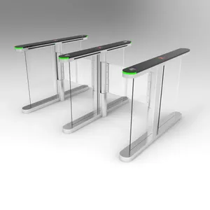 Porte battante automatique haute vitesse avec contrôle d'accès par RFID, code QR et reconnaissance faciale pour système de tourniquet - Product Image 2